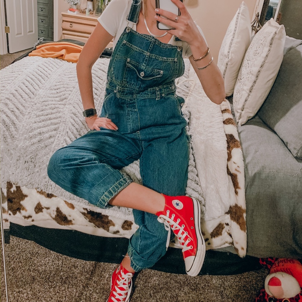 Vintage jean overalls